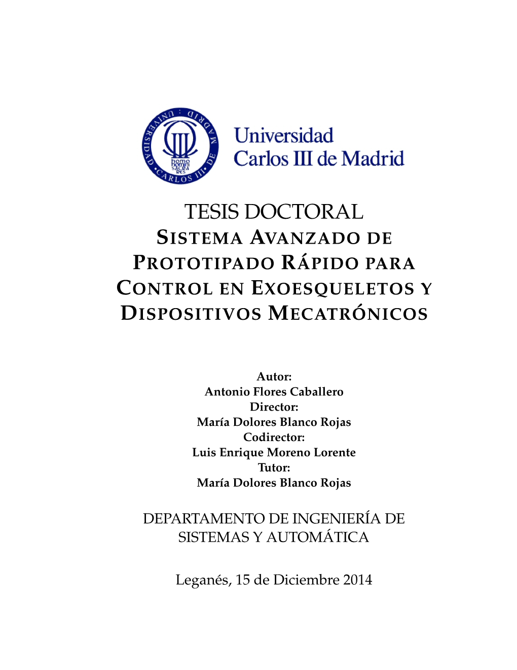 Sistema Avanzado De Prototipado Rápido Para Control En