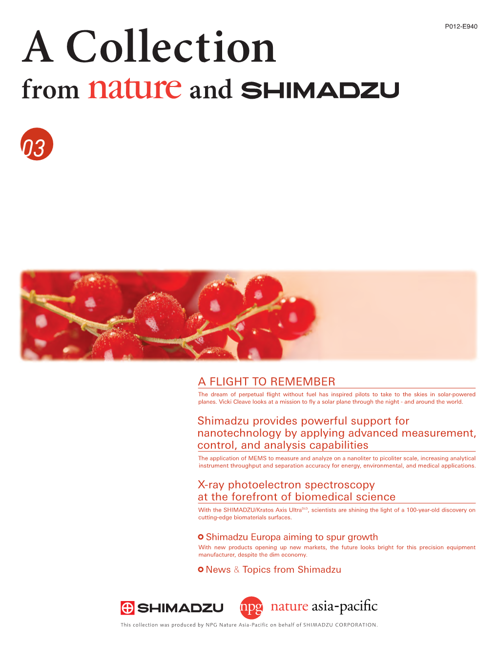 A Collection from Nature and SHIMADZU Vol.03