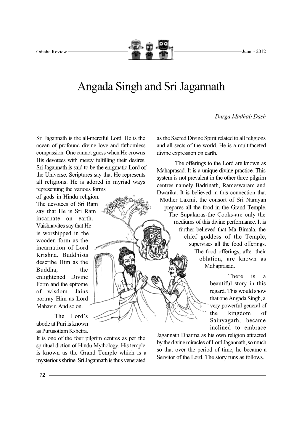 Angada Singh and Sri Jagannath