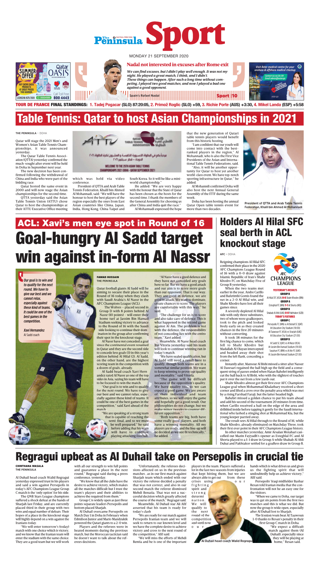 Goal-Hungry Al Sadd Target Win Against In-Form Al Nassr