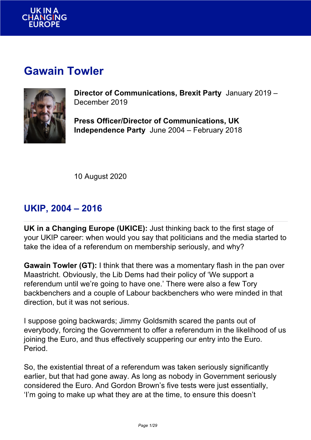 Gawain Towler