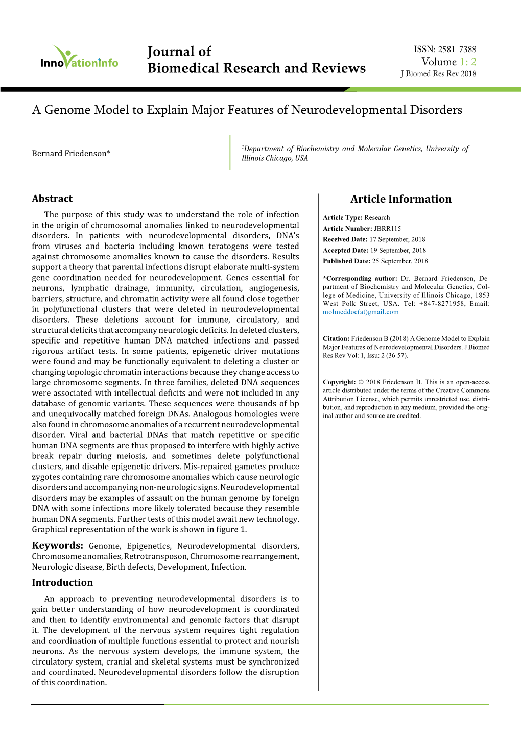 A Genome Model to Explain Major Features of Neurodevelopmental Disorders