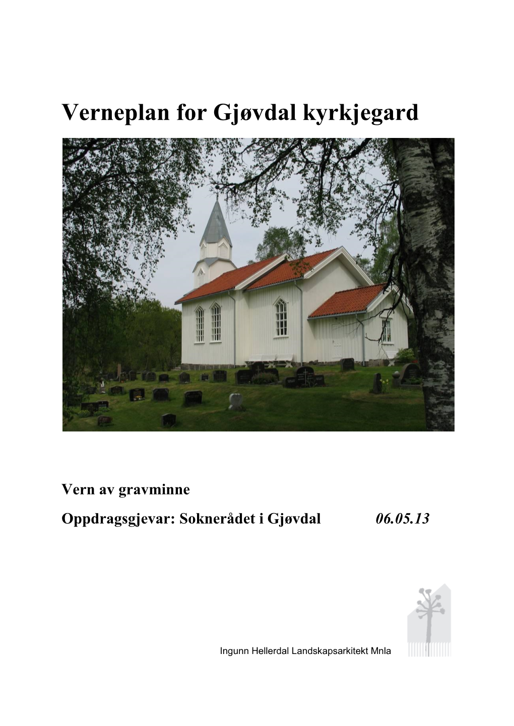 Verneplan for Gjøvdal Kyrkjegard