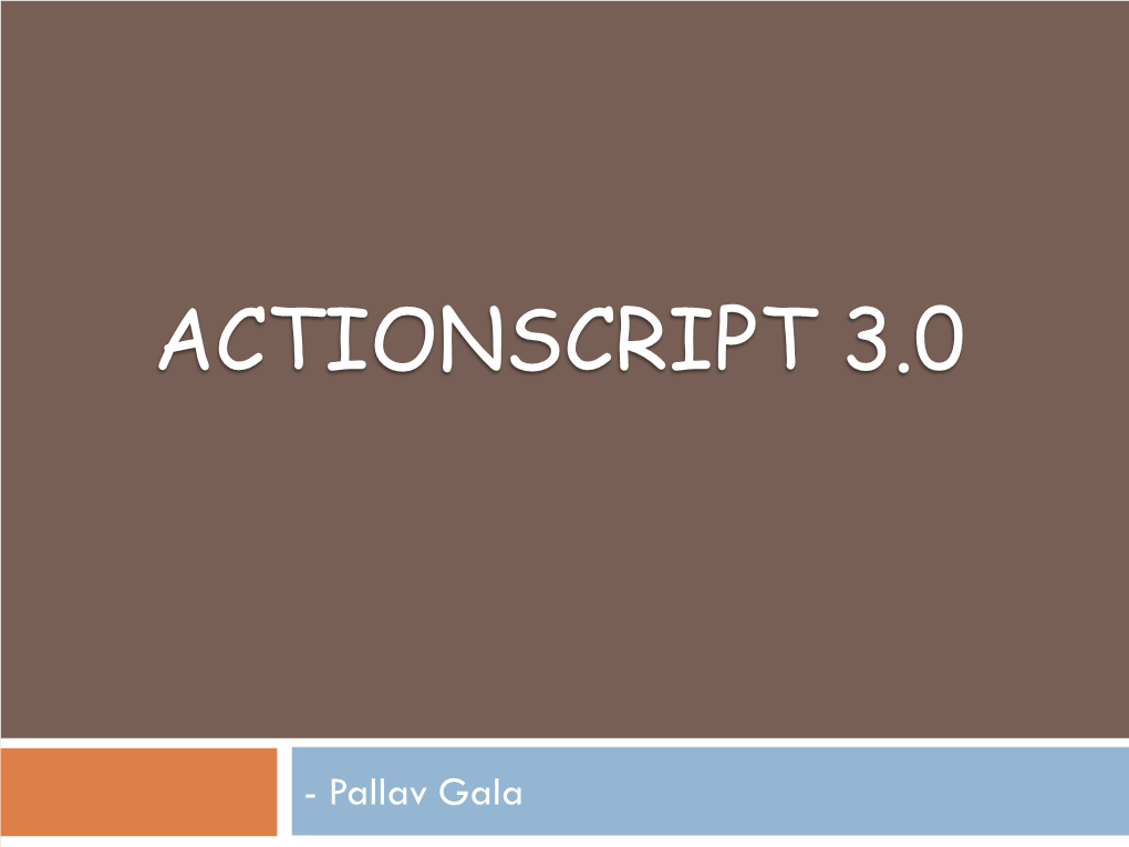 Actionscript 3.0