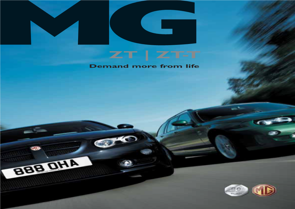 MG ZT Brochure (July 2004)