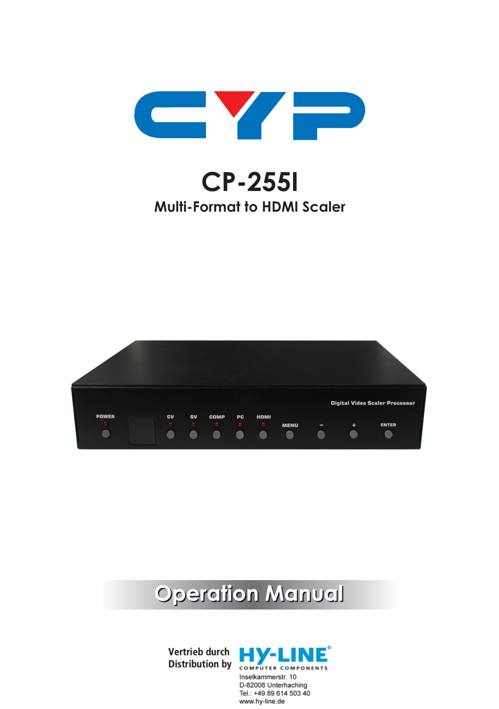 CP-255I Multi-Format to HDMI Scaler