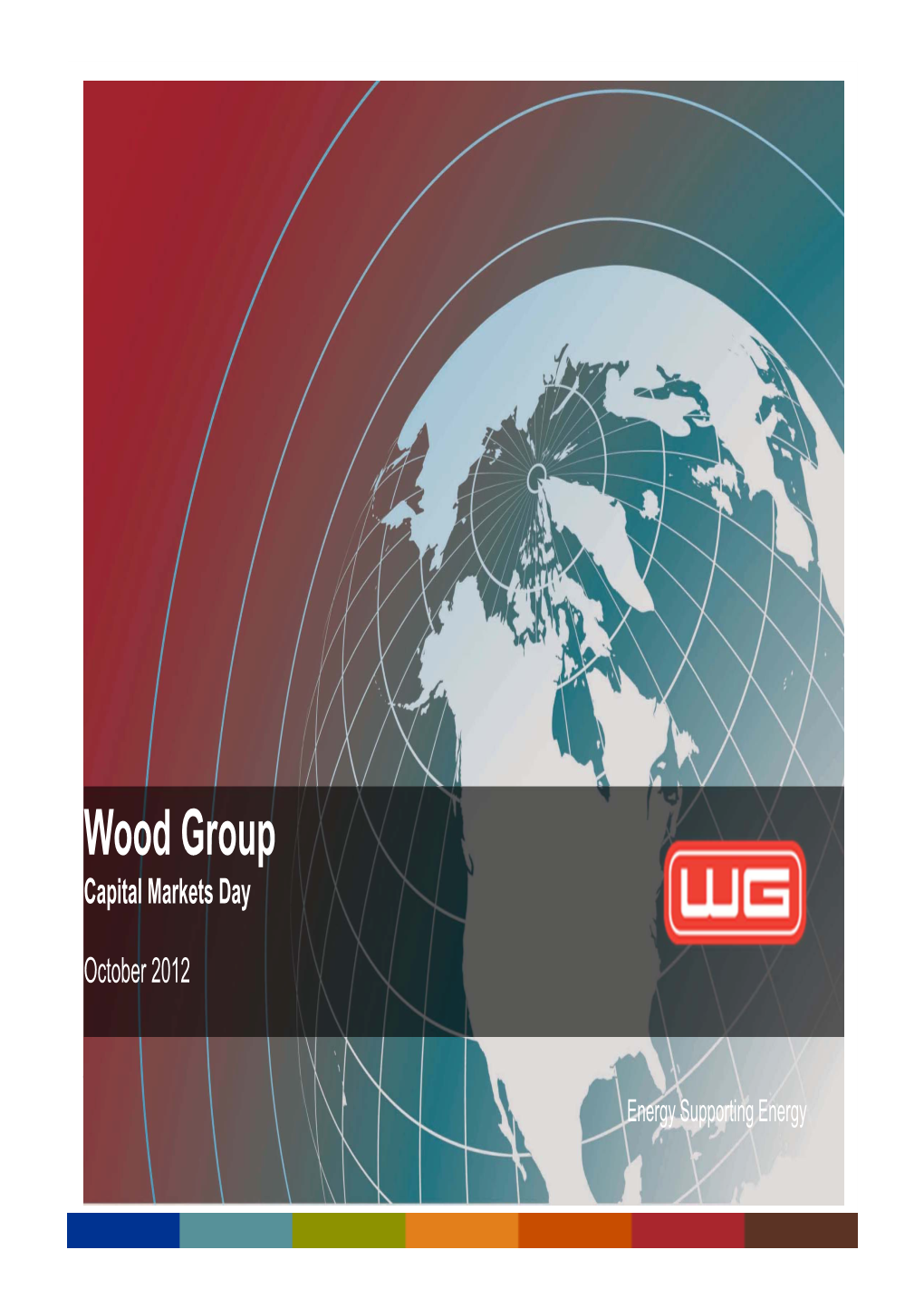 Wood Group Capital Markets Day