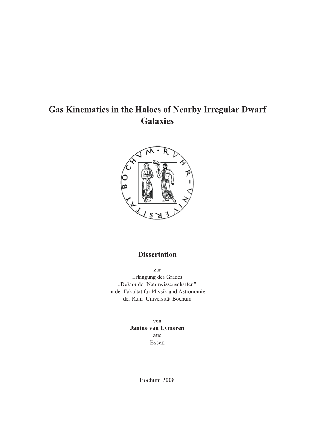 Gas Kinematics in the Haloes of Nearby Irregular Dwarf Galaxies