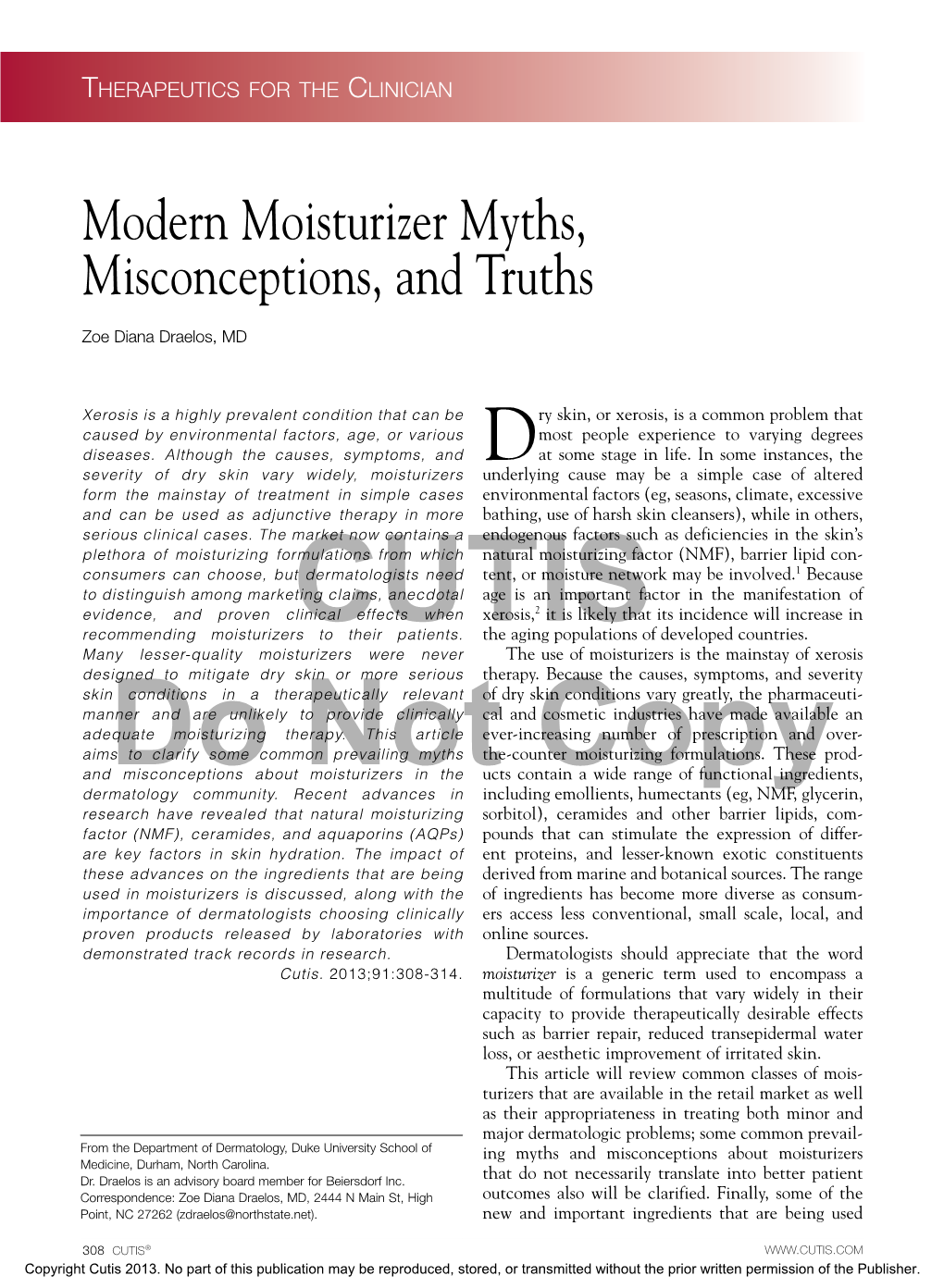 Modern Moisturizer Myths, Misconceptions, and Truths