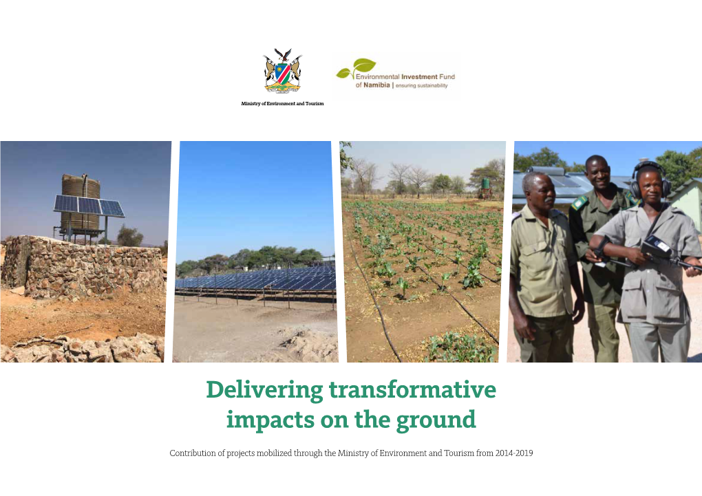 Delivering Transformative Impacts on the Ground