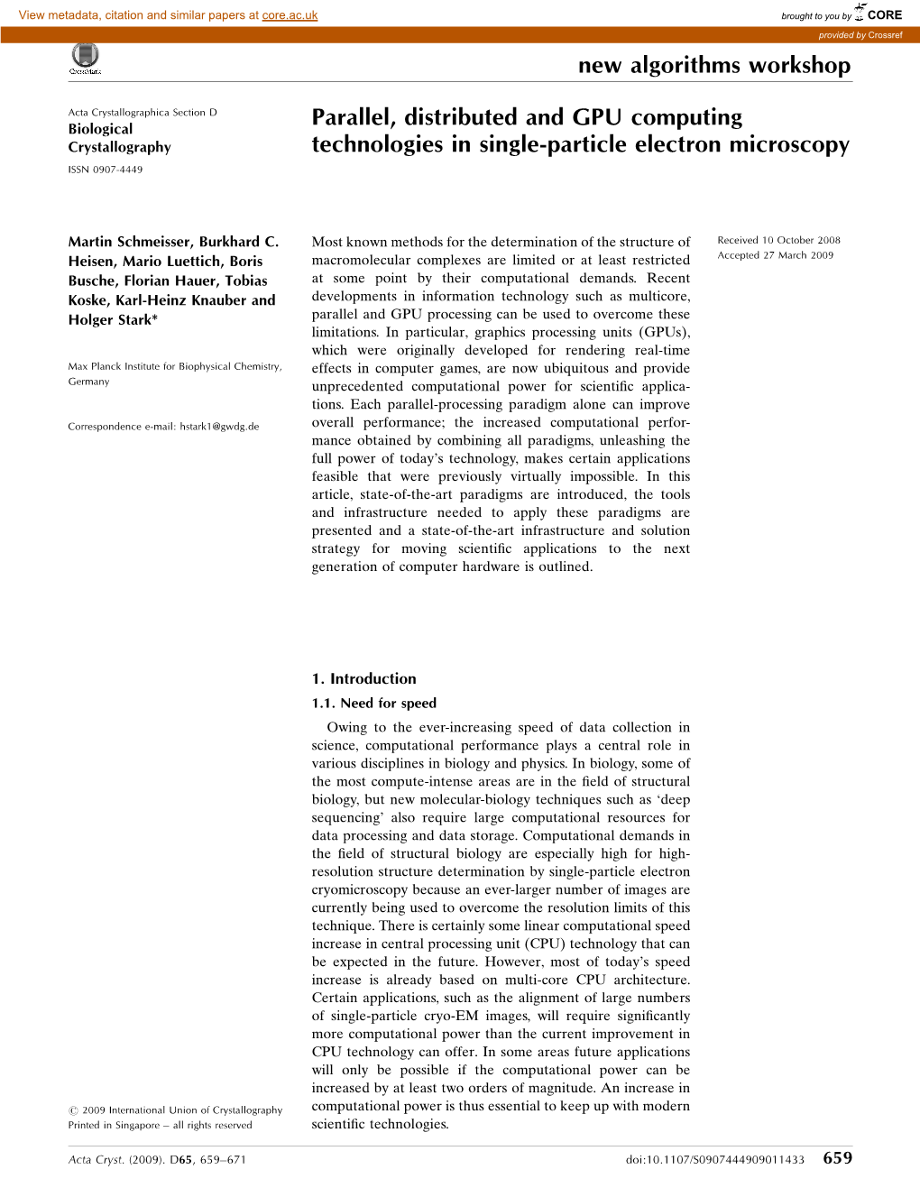 Parallel, Distributed and GPU Computing Technologies in Single