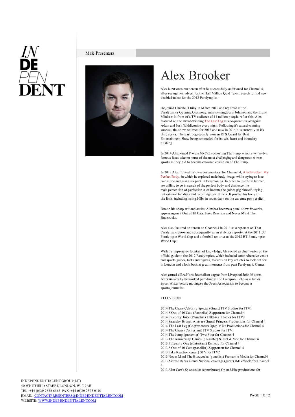 Alex Brooker