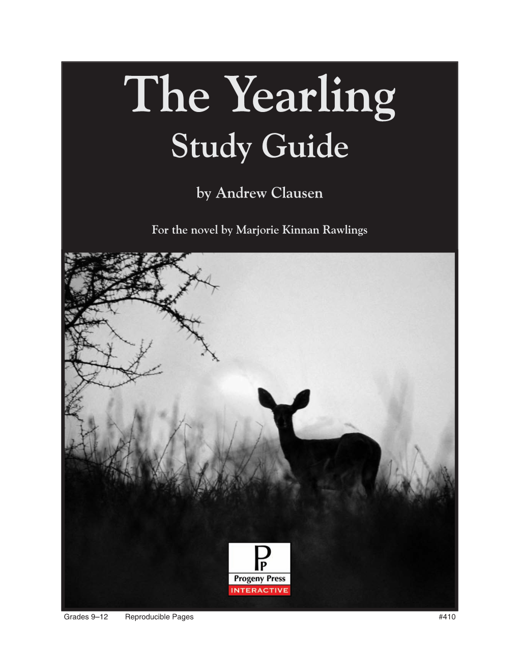 The Yearling Study Guide