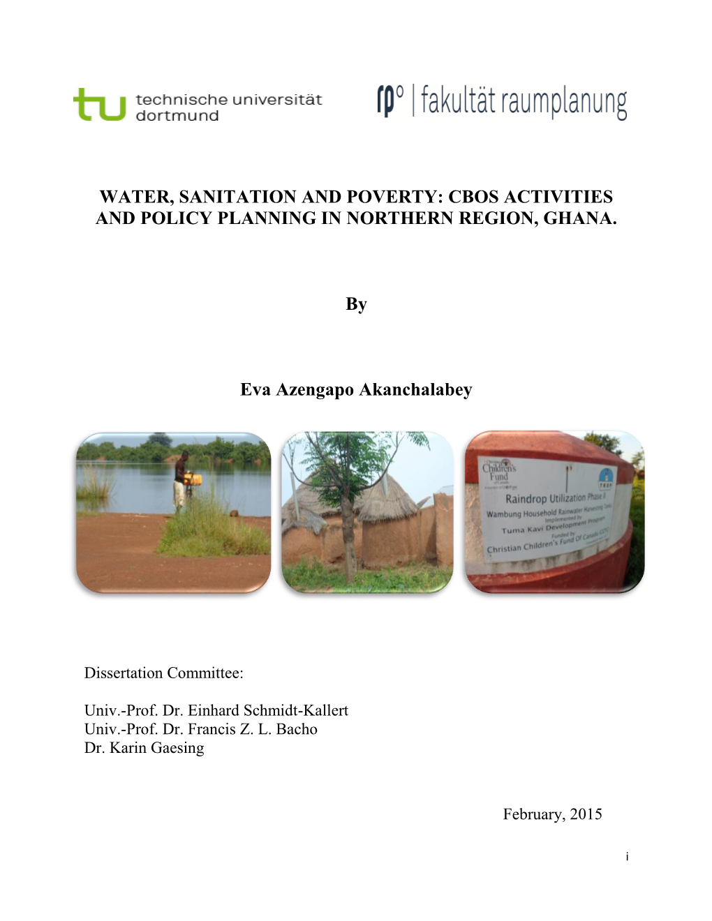 Access to Water and Sanitation Facilities and Services, and Poverty Rreduction in Northern Region, Ghana