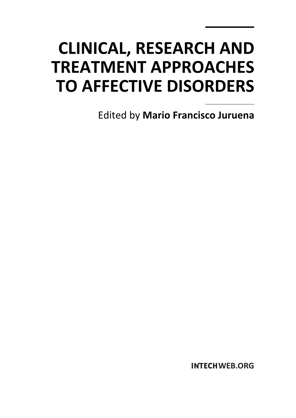 Neurotransmission in Mood Disorders