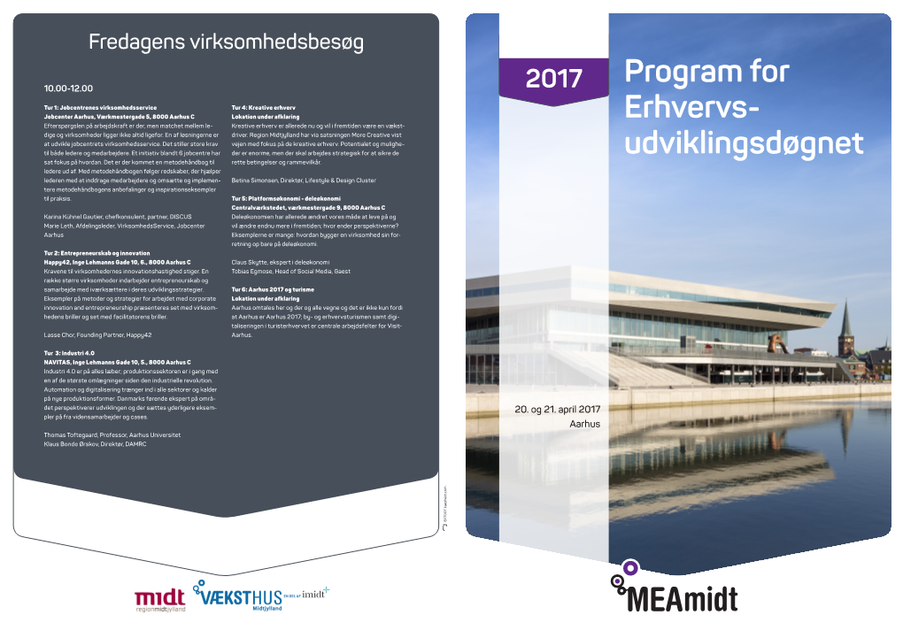 Program for Erhvervs- Udviklingsdøgnet