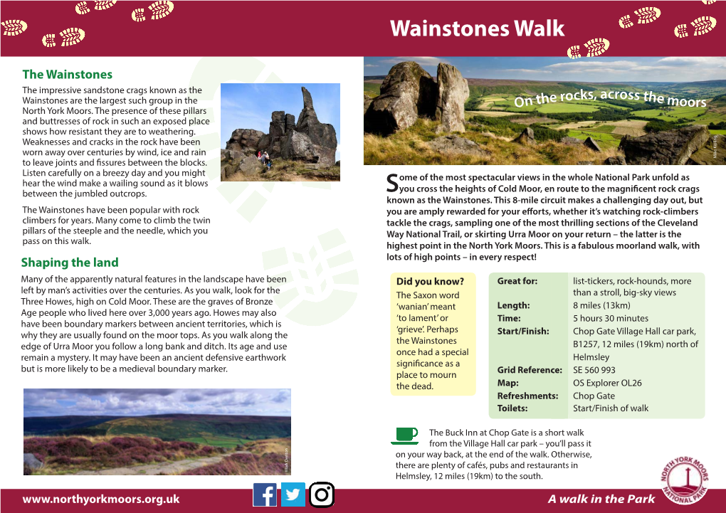 Wainstones Walk