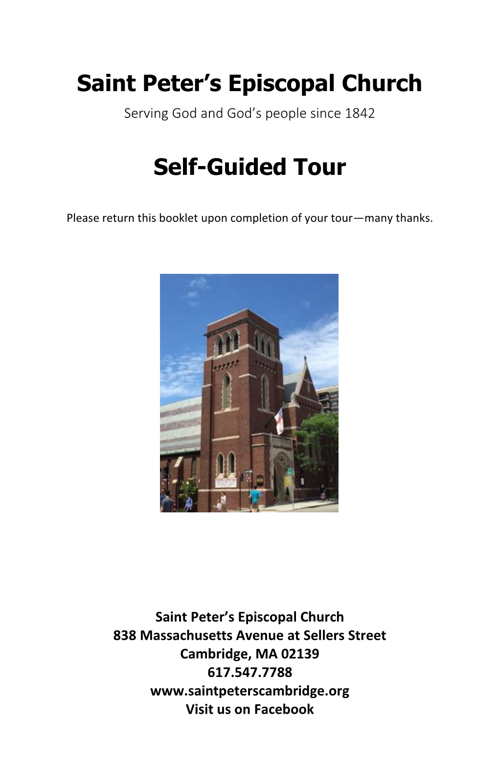 Self-Guided Tour