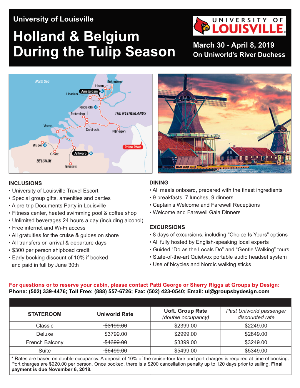 Holland & Belgium During the Tulip Season