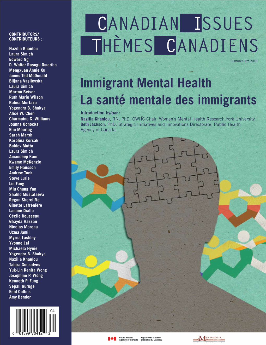 Immigrant Mental Health La Santé Mentale Des Immigrants