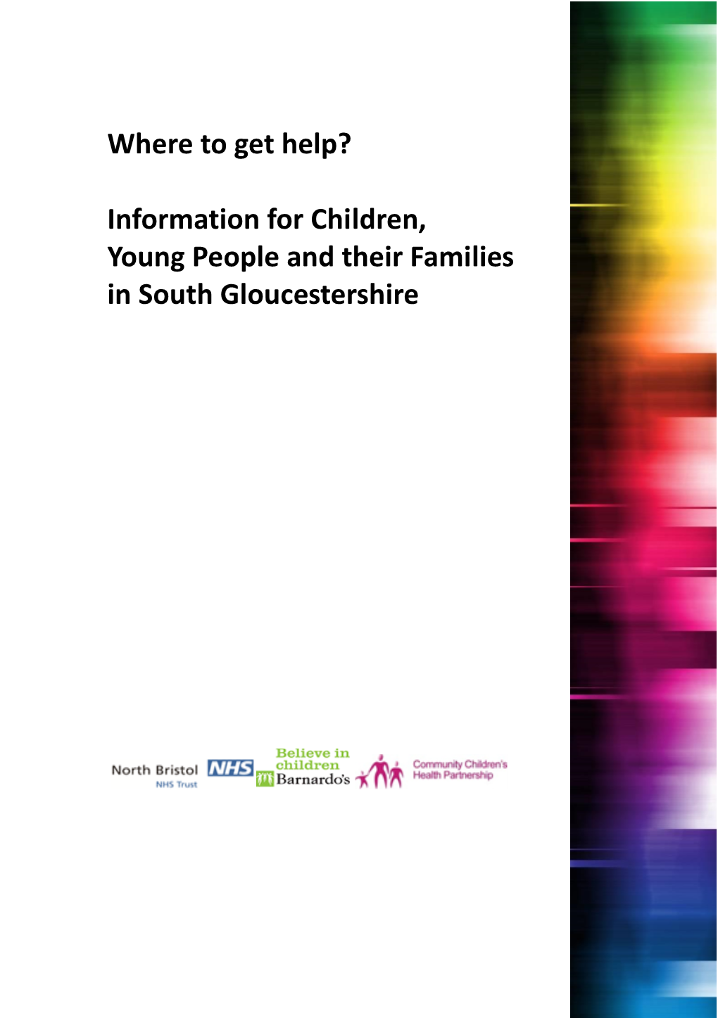 Information for Children, Young People and Their Families in South Gloucestershire