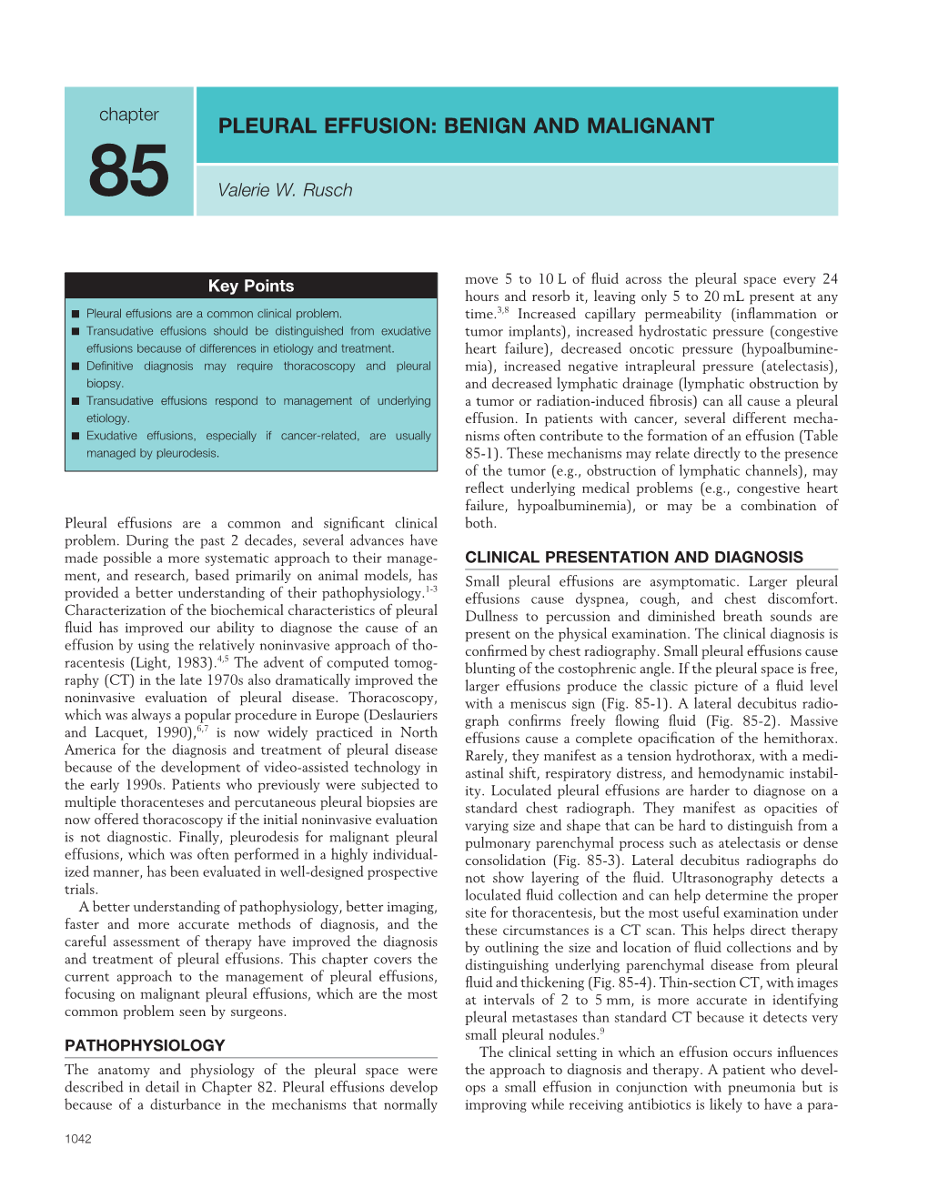 Pleural Effusion: Benign and Malignant