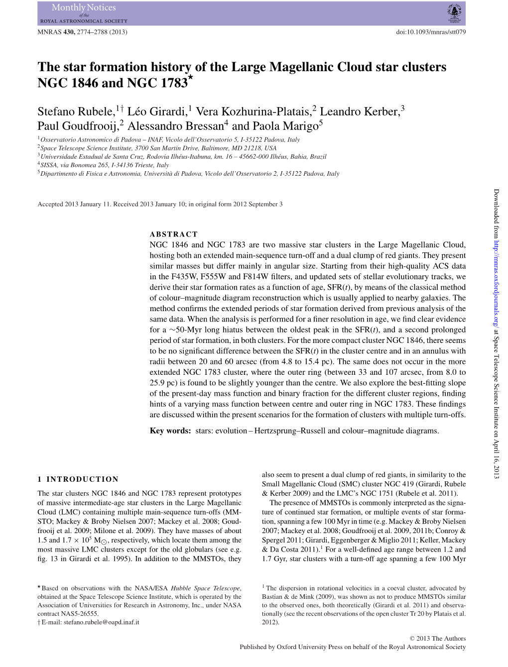 The Star Formation History of the LMC Star Clusters NGC 1783 and NGC