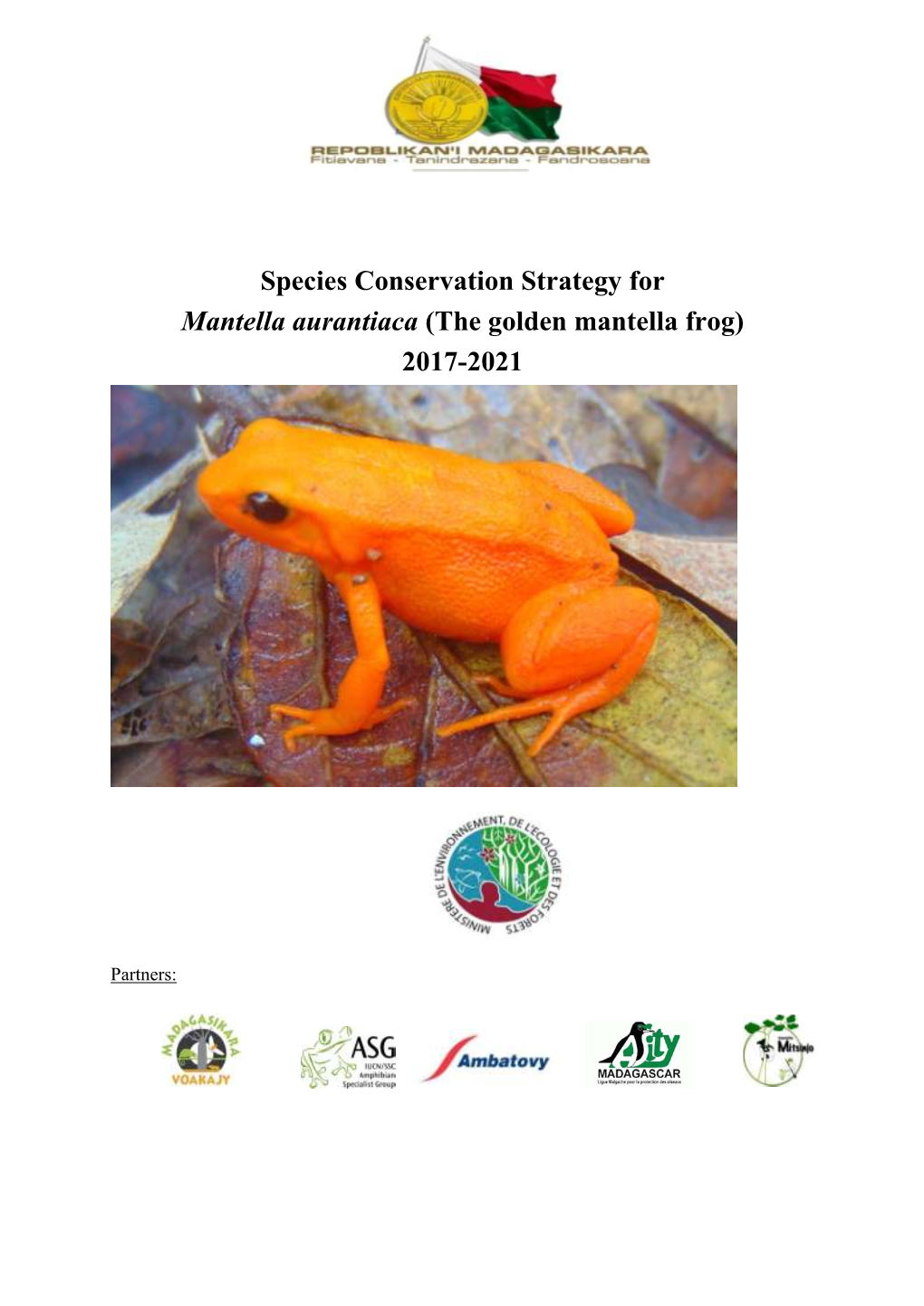 The Golden Mantella Frog) 2017-2021