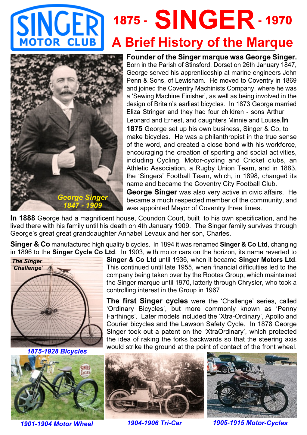 Singer History- Issue 7, Feb 2020