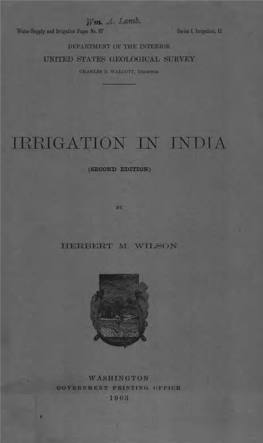 Irrigation in India