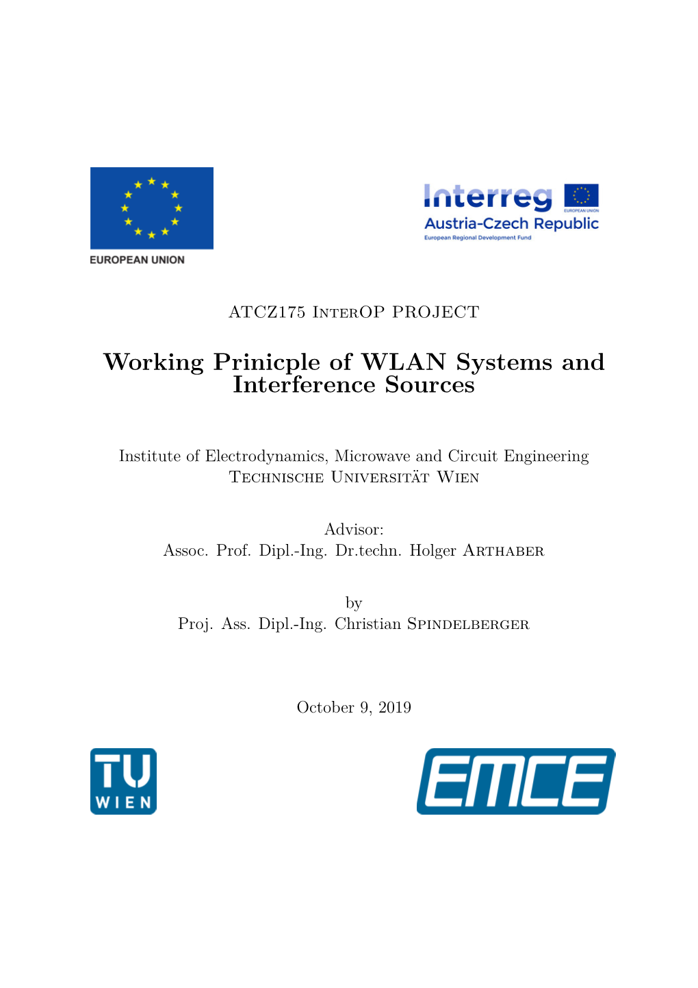 Interference Analysis of WLAN and BLE Communication