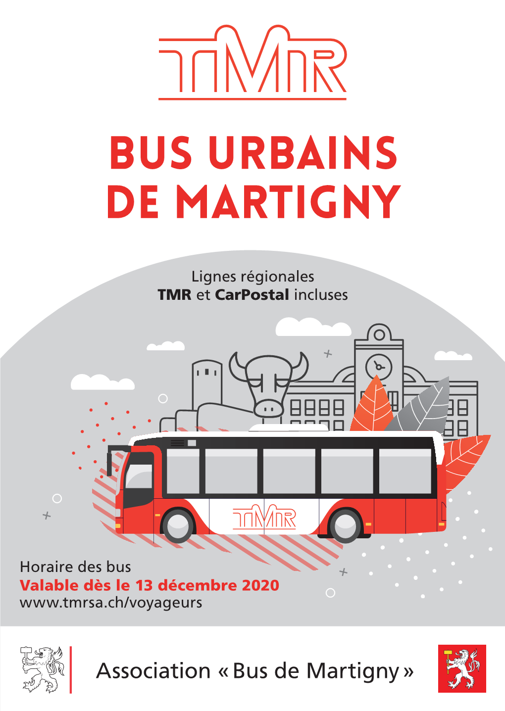 Horaires 2021 Des Bus Urbains De Martigny