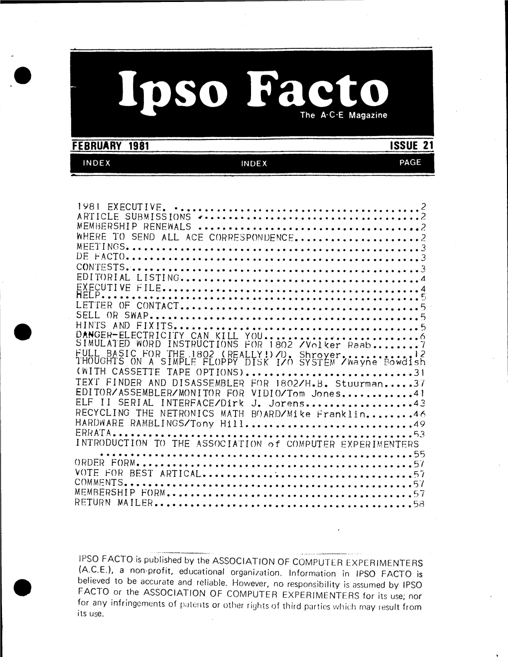 Ipso Facto Issue 21