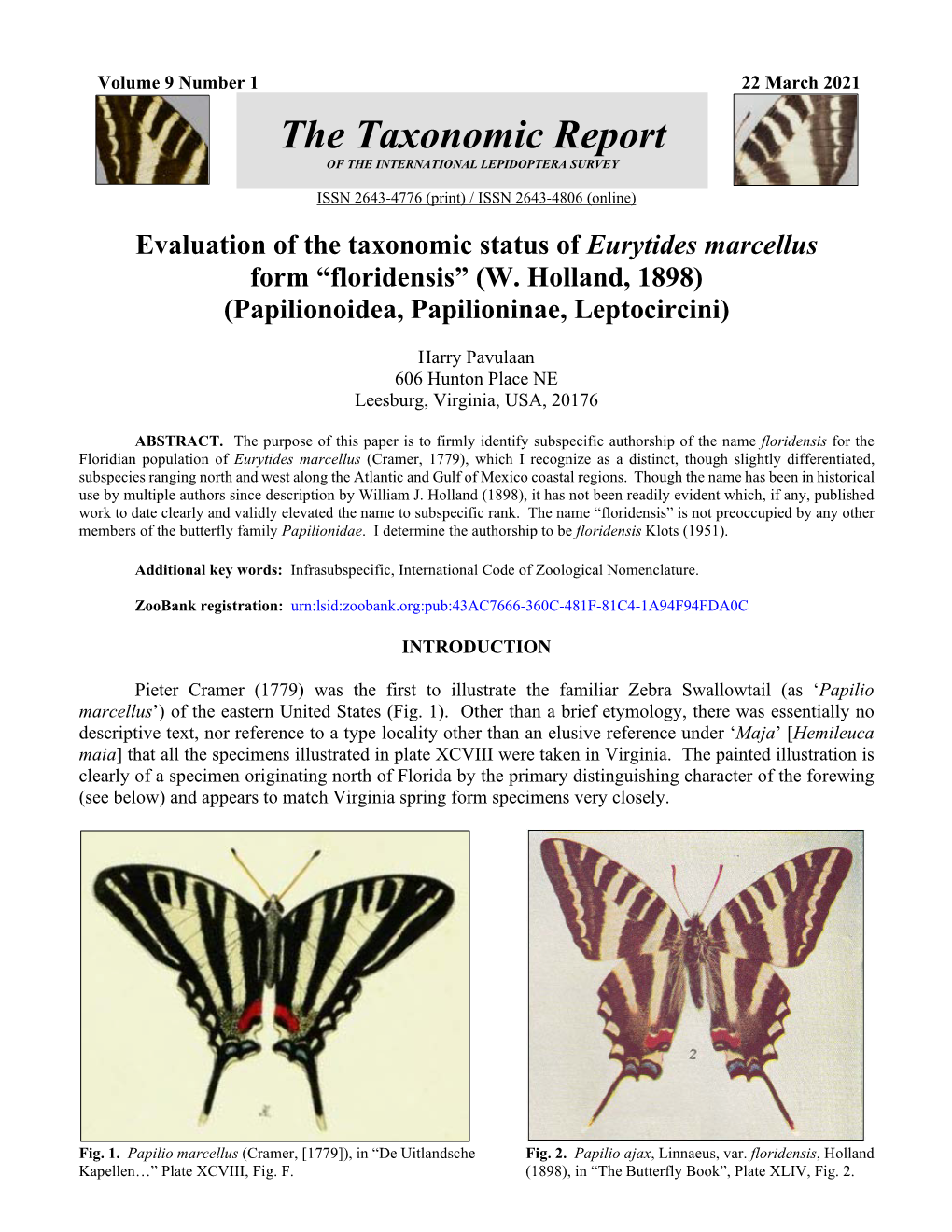 Bionomic Studies of the Citrus Butterfly Papilio