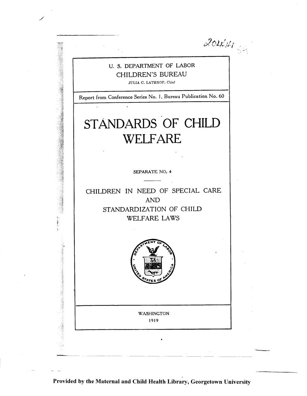 Standards of Child Welfare