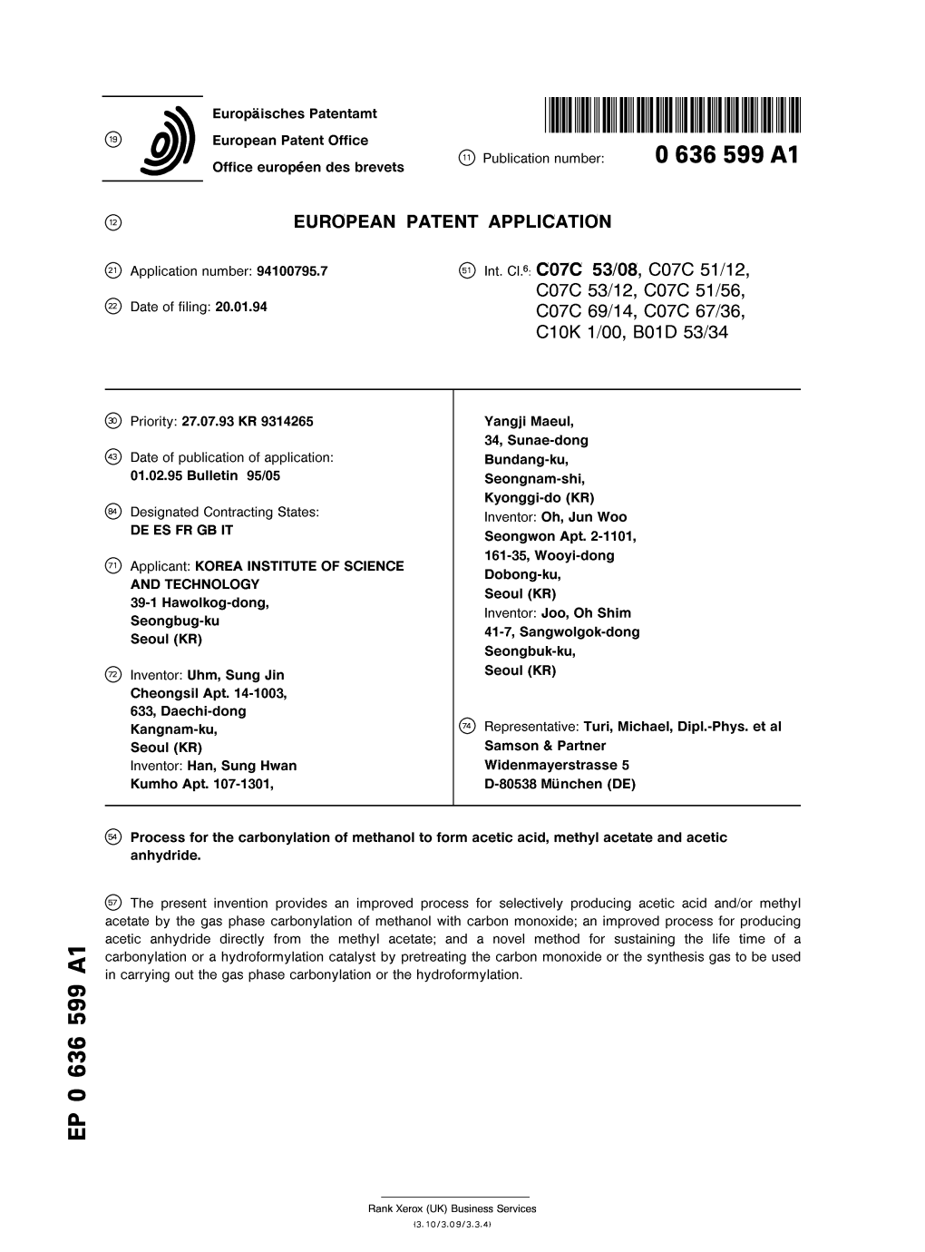 Process for the Carbonylation of Methanol to Form Acetic Acid, Methyl Acetate and Acetic Anhydride