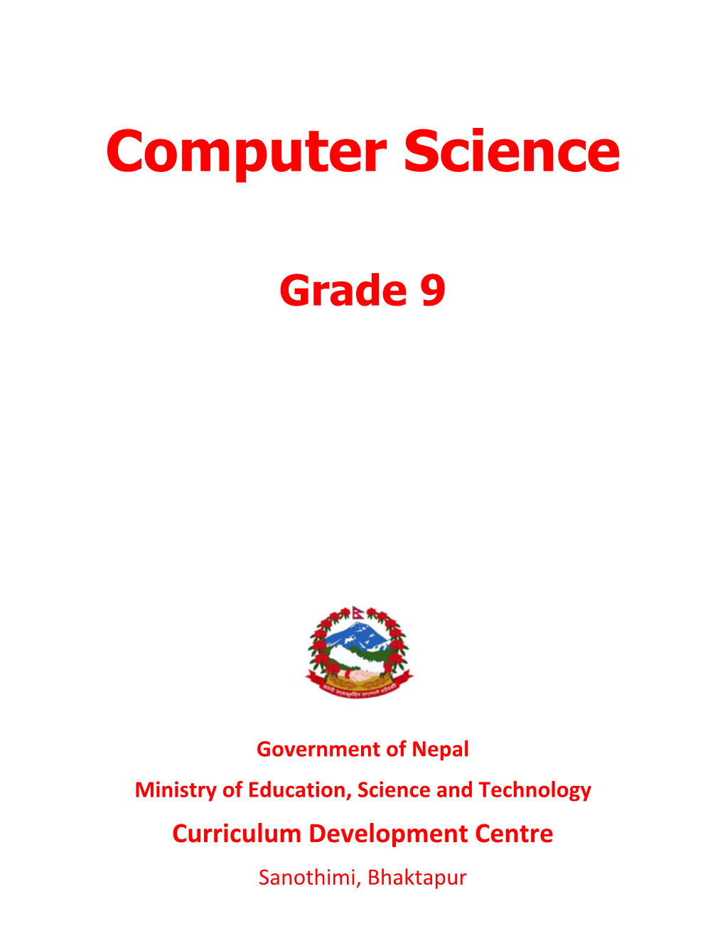 Computer Science Grade 9