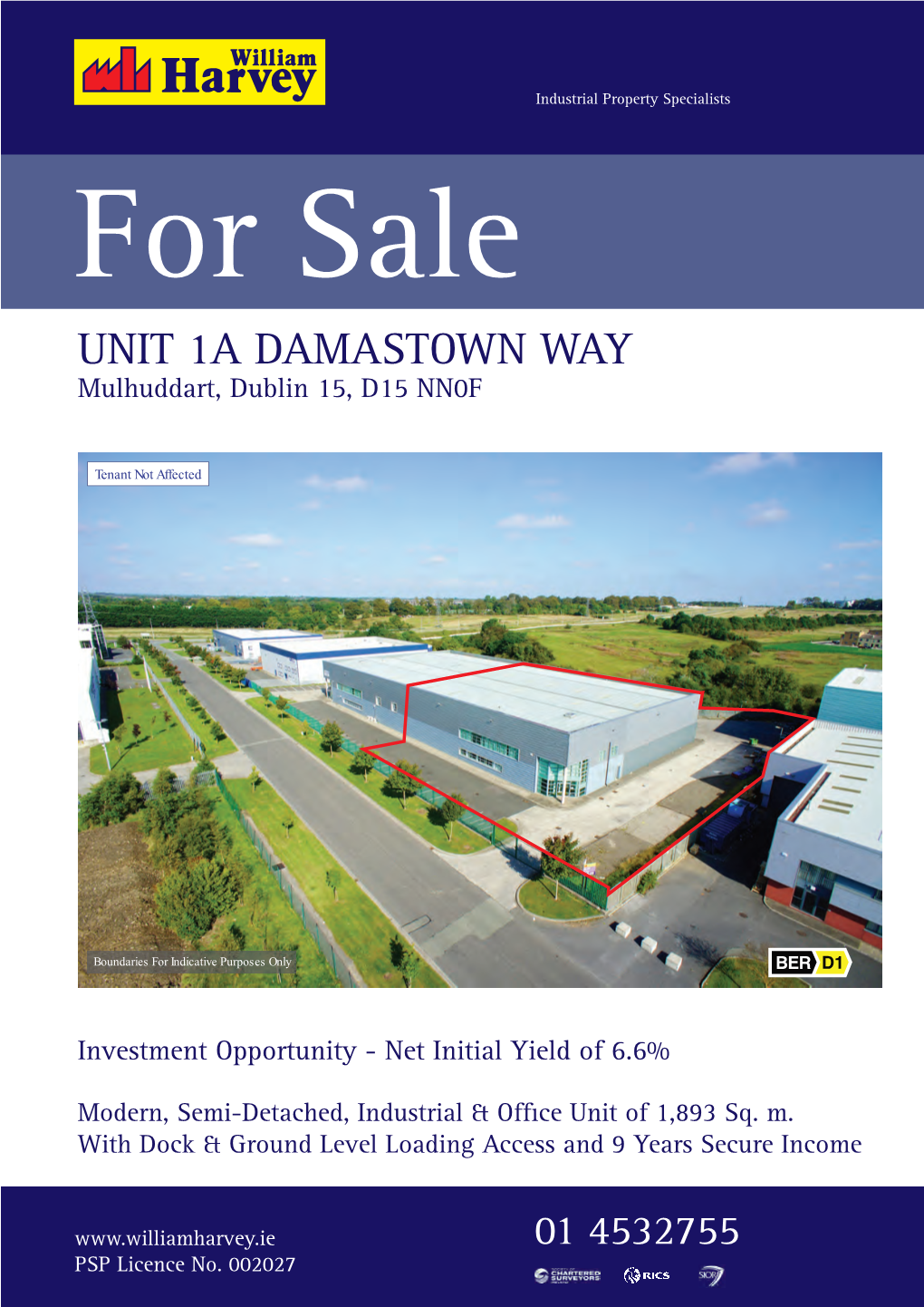 UNIT 1A DAMASTOWN WAY Mulhuddart, Dublin 15, D15 NN0F