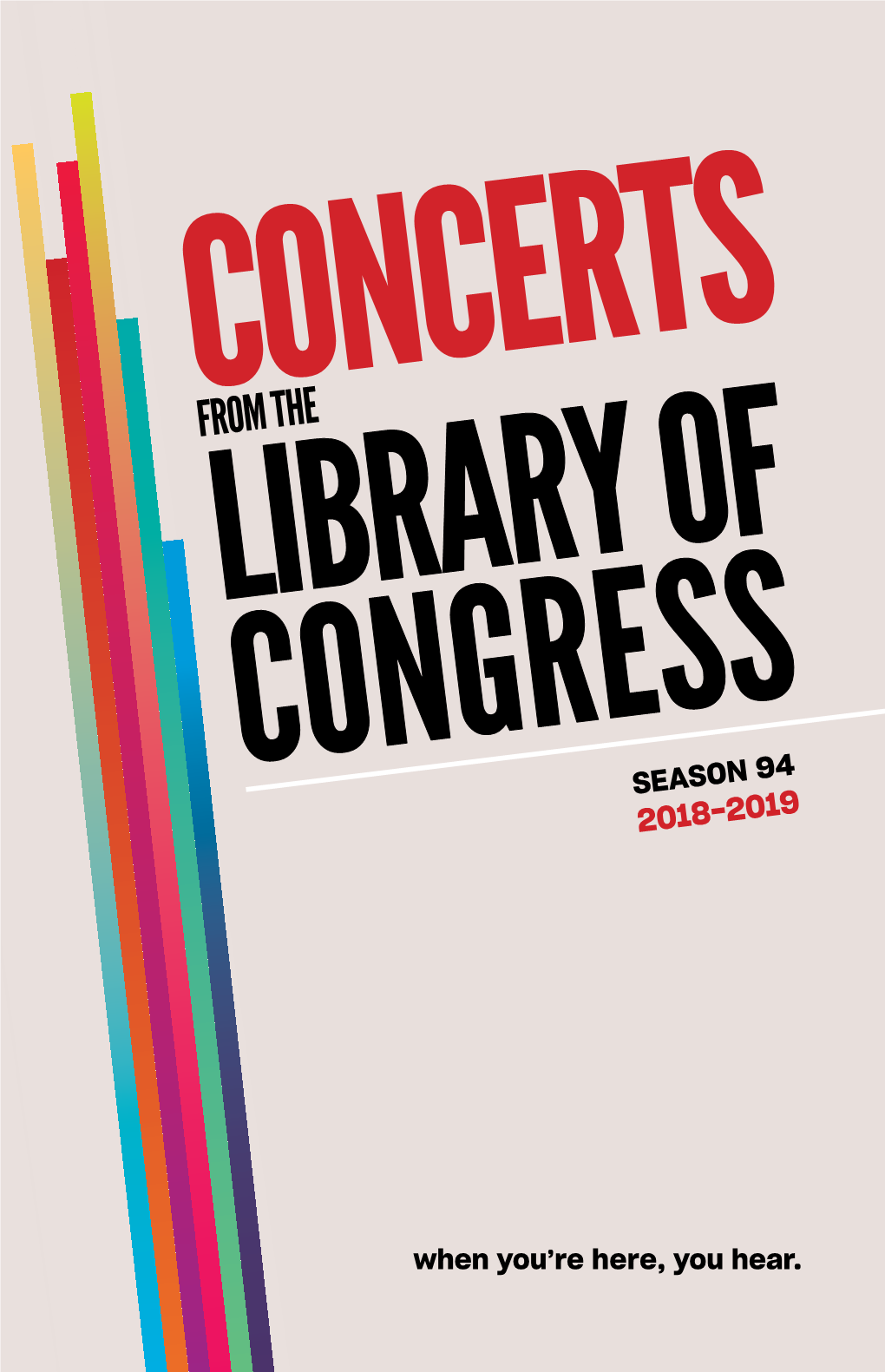 Concerts from the Library of Congress: Season 94, 2018-2019