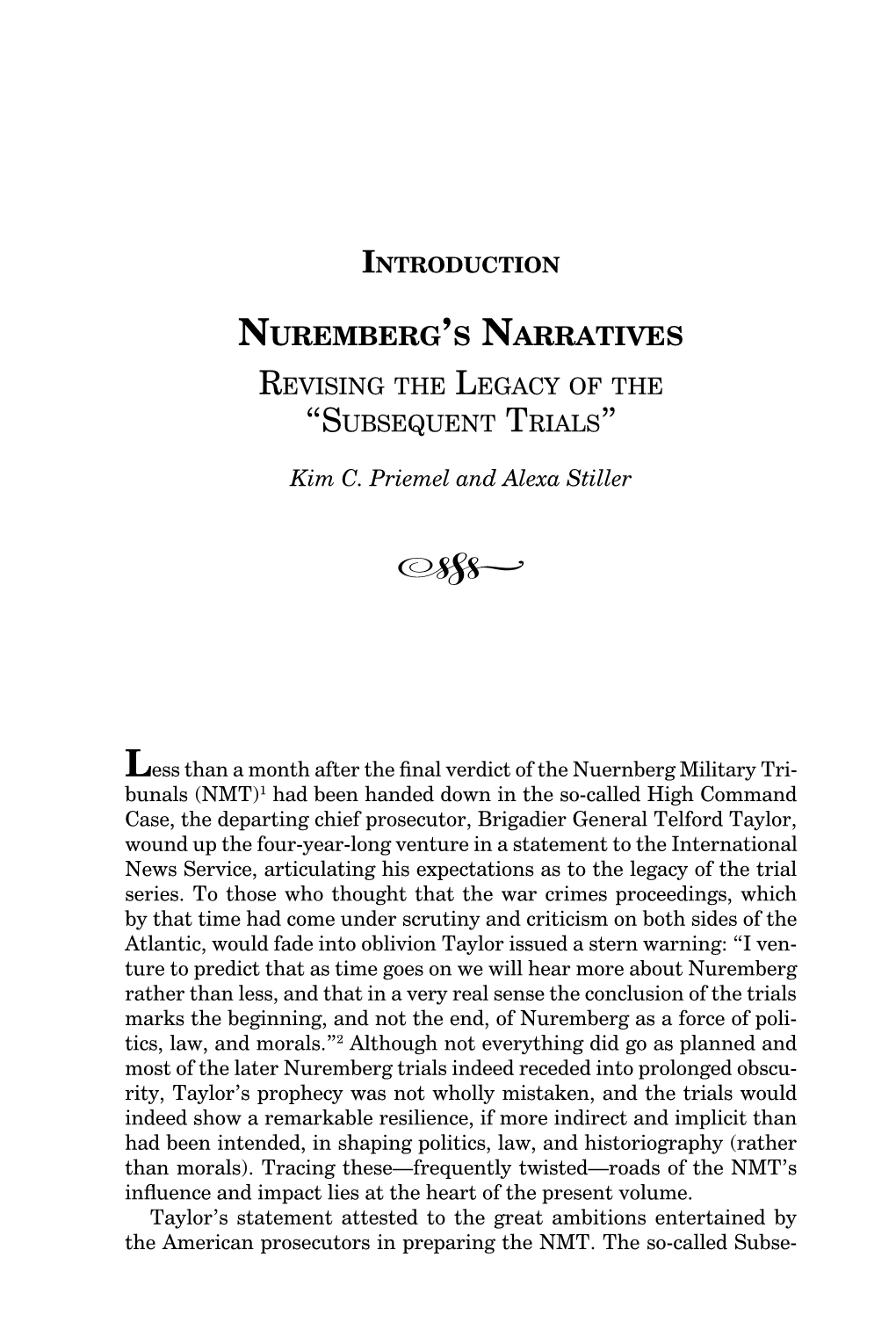 Nuremberg's Narratives