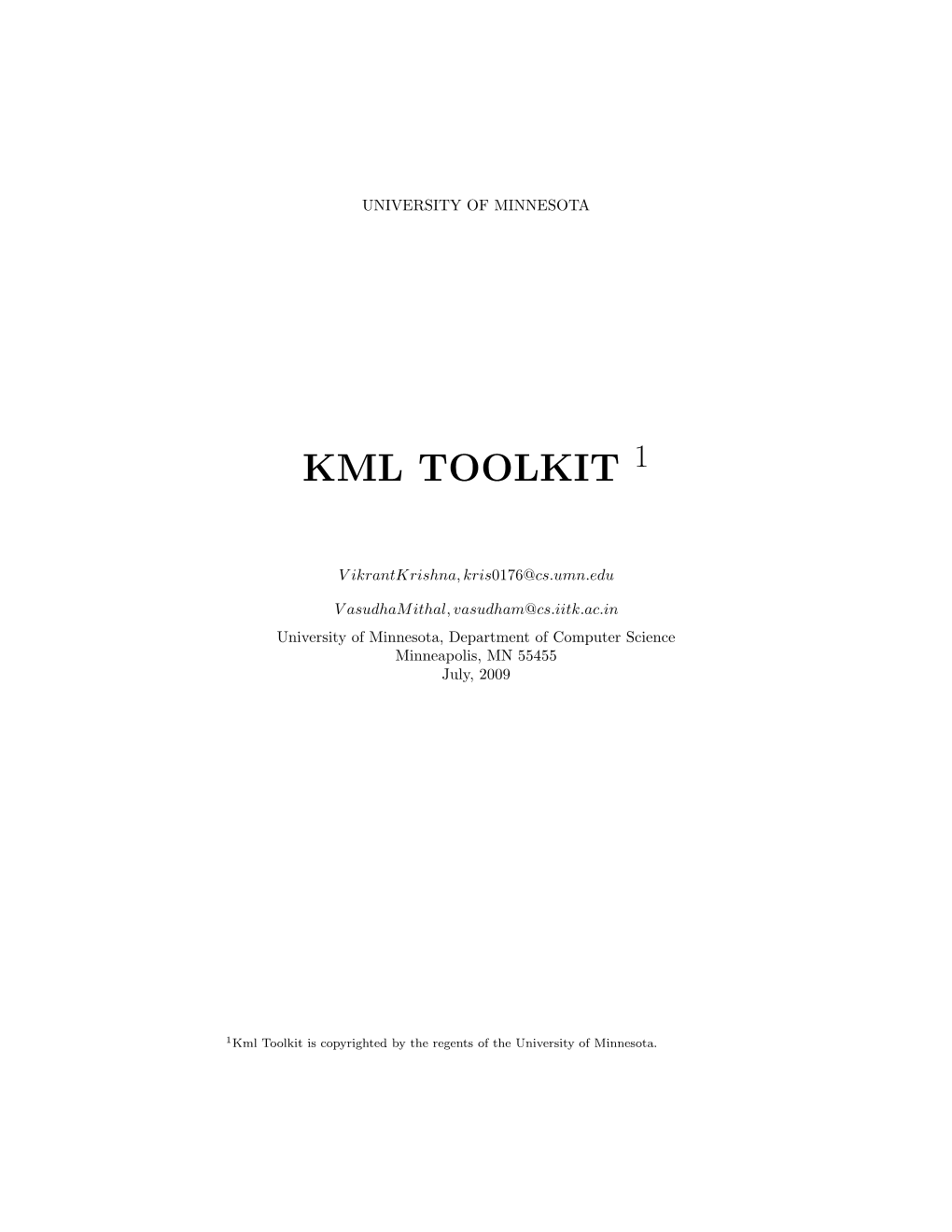 Kml Toolkit 1