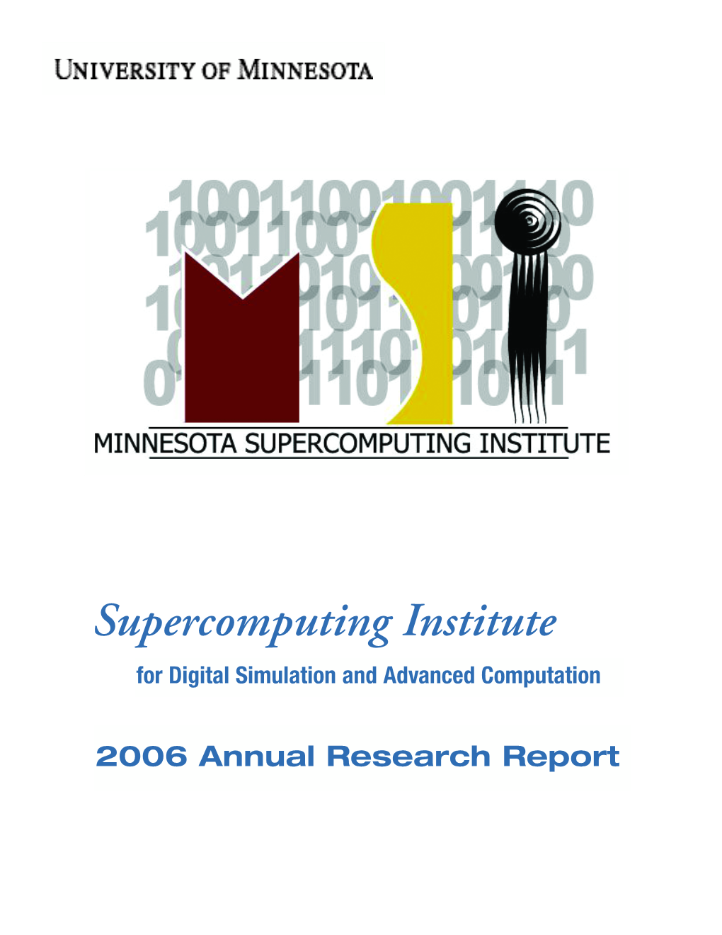 Supercomputing Institute for Digital Simulation and Advanced Computation