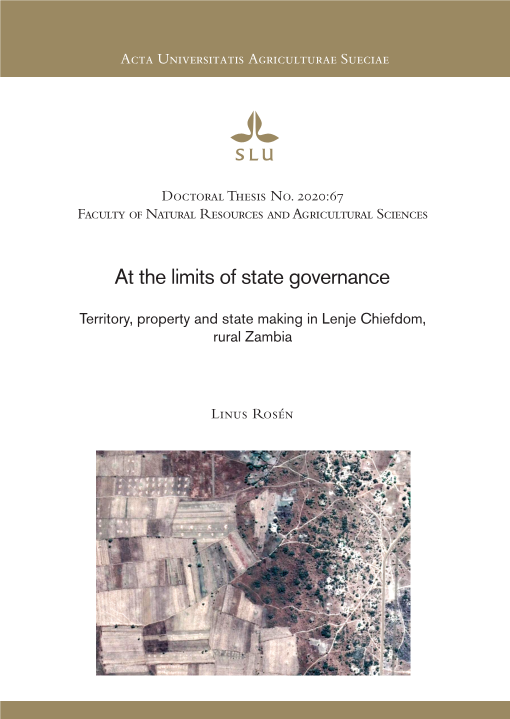 At the Limits of State Governance