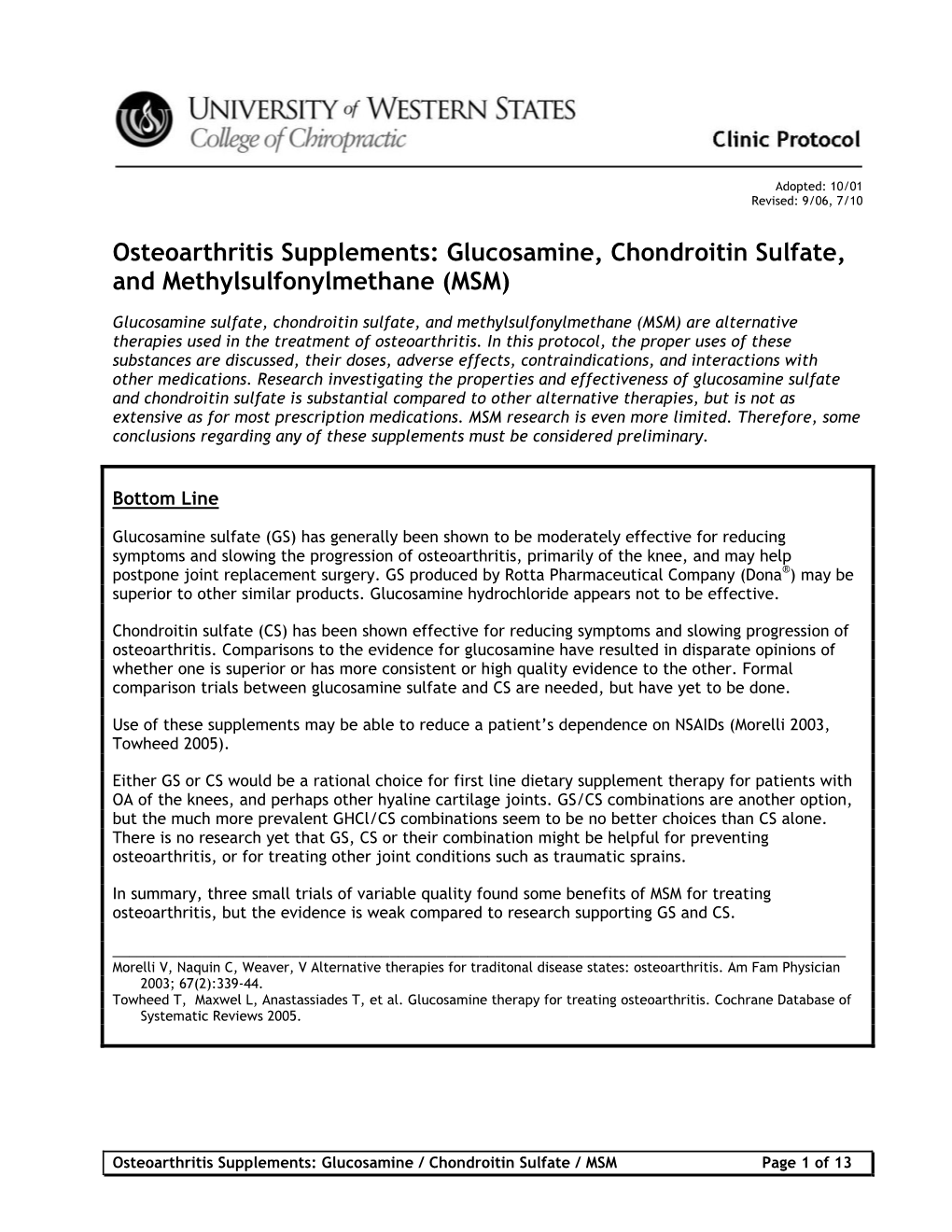 Glucosamin Chondroitin