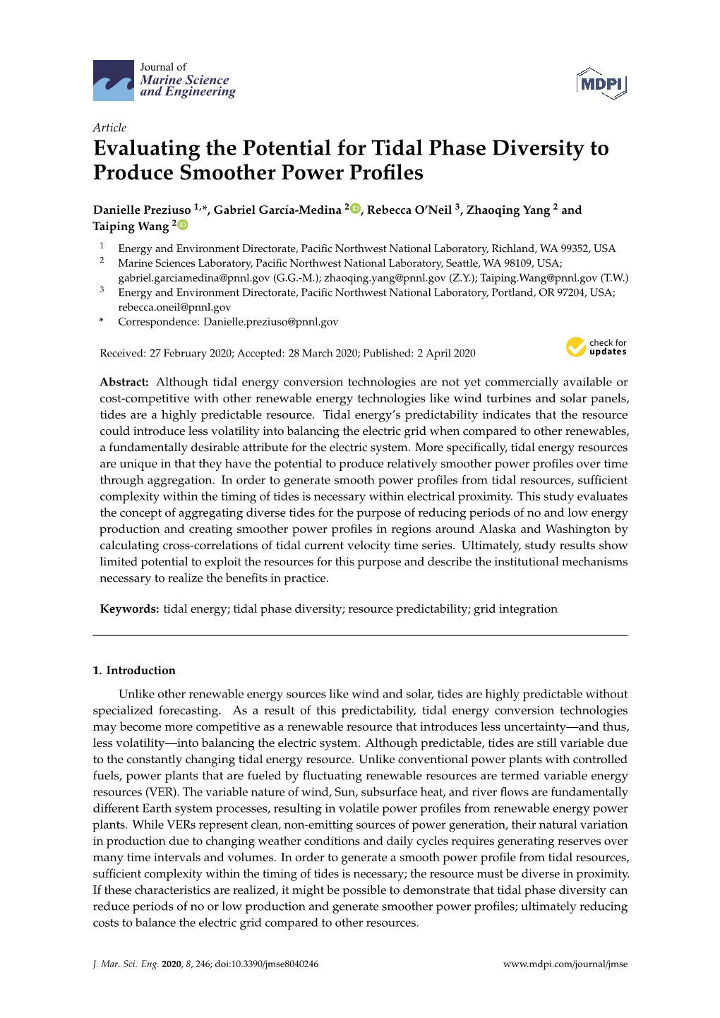 Evaluating the Potential for Tidal Phase Diversity to Produce Smoother Power Proﬁles