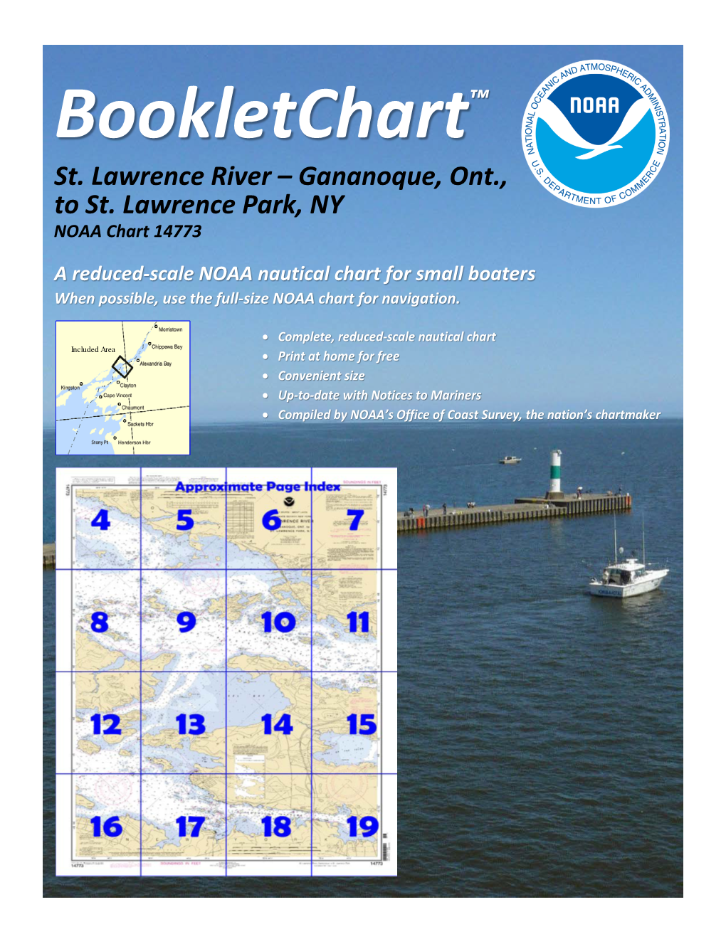 Bookletchart™ St. Lawrence River – Gananoque, Ont., to St