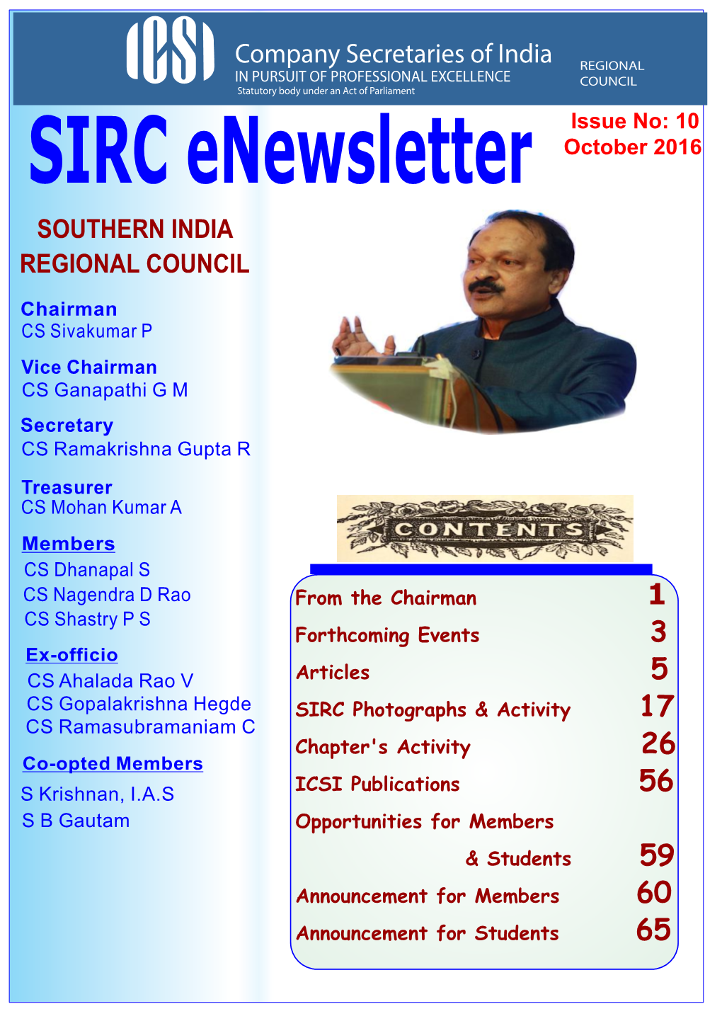 SIRC Enewsletter Issue No