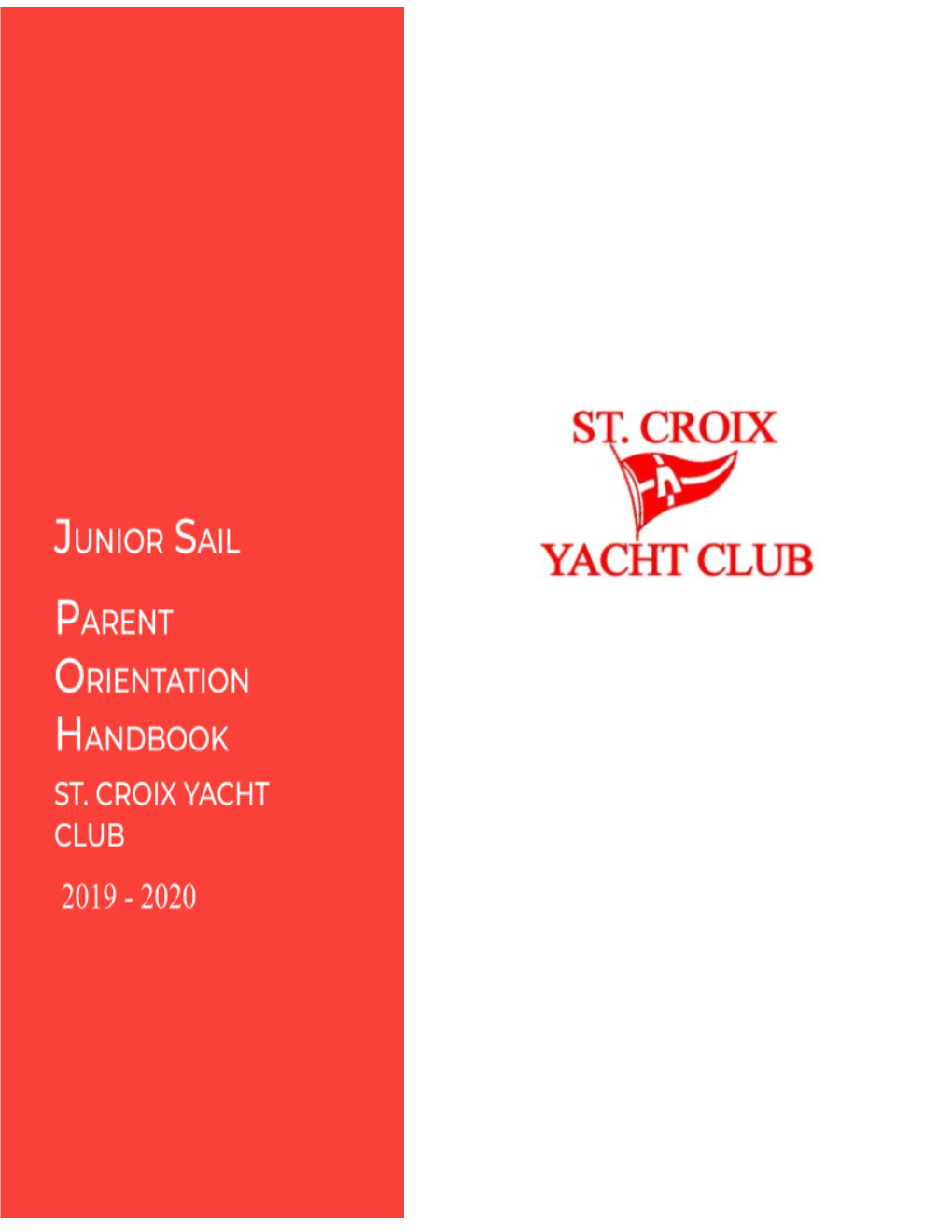 Junior Sailing Parent Guide 2019-20