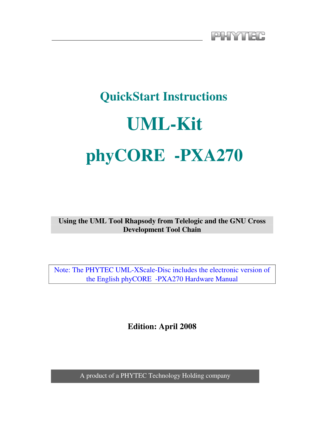 UML-Kit Phycore -PXA270