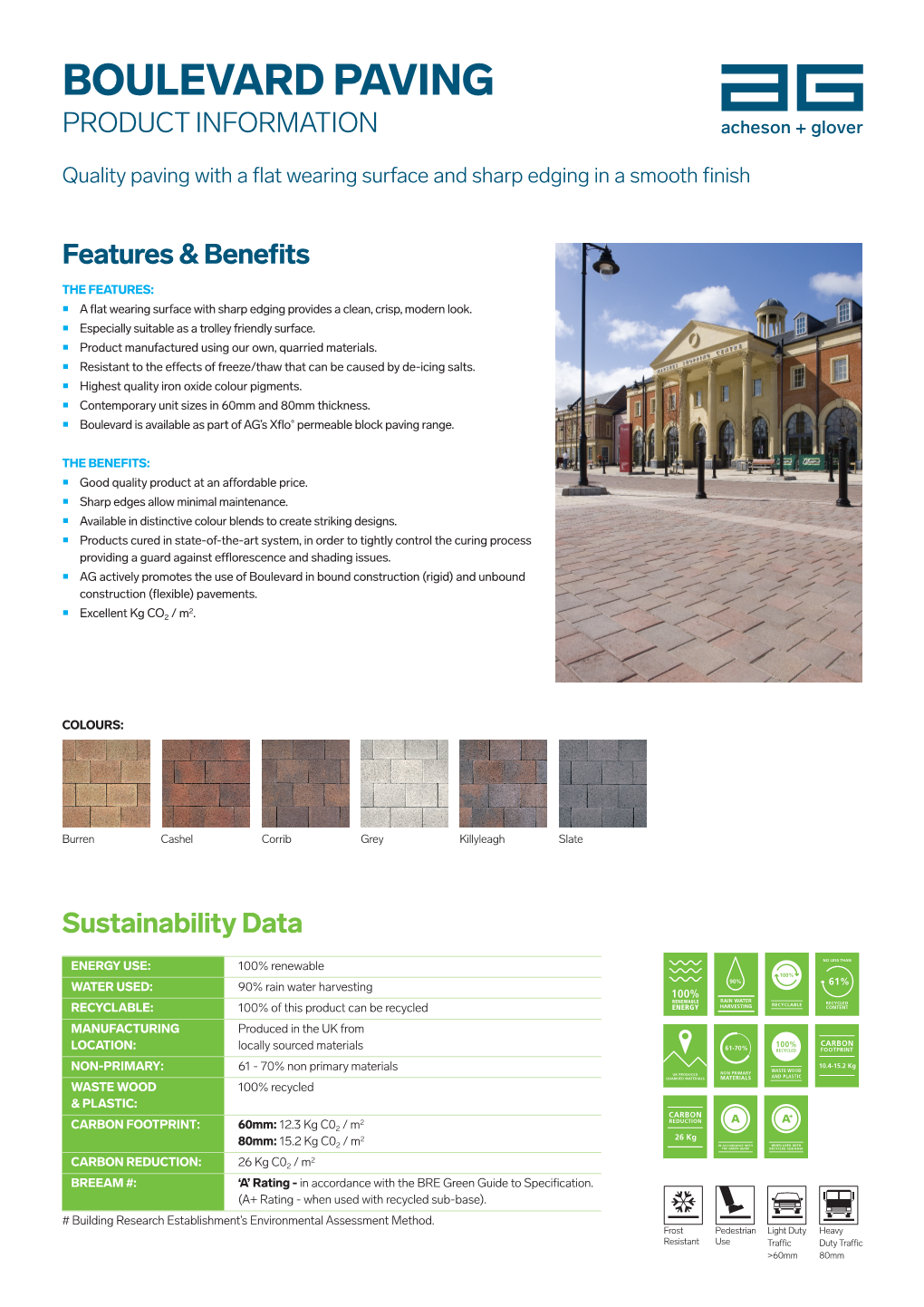 Boulevard Paving Product Information